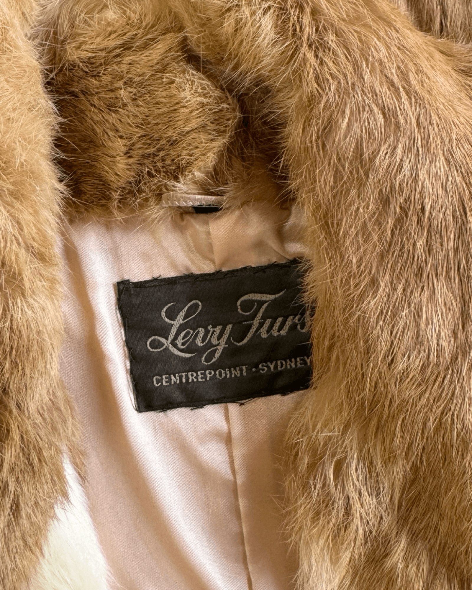 Vintage Fur Jacket Levy Furs