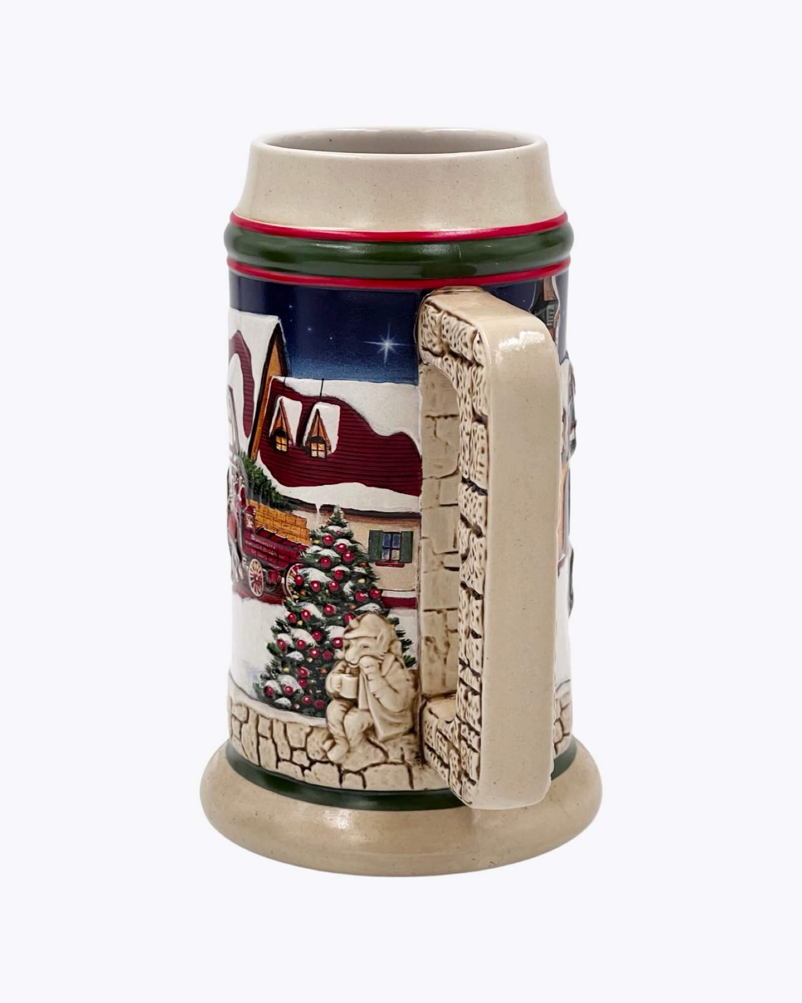 Budweiser Holiday Stein 1998