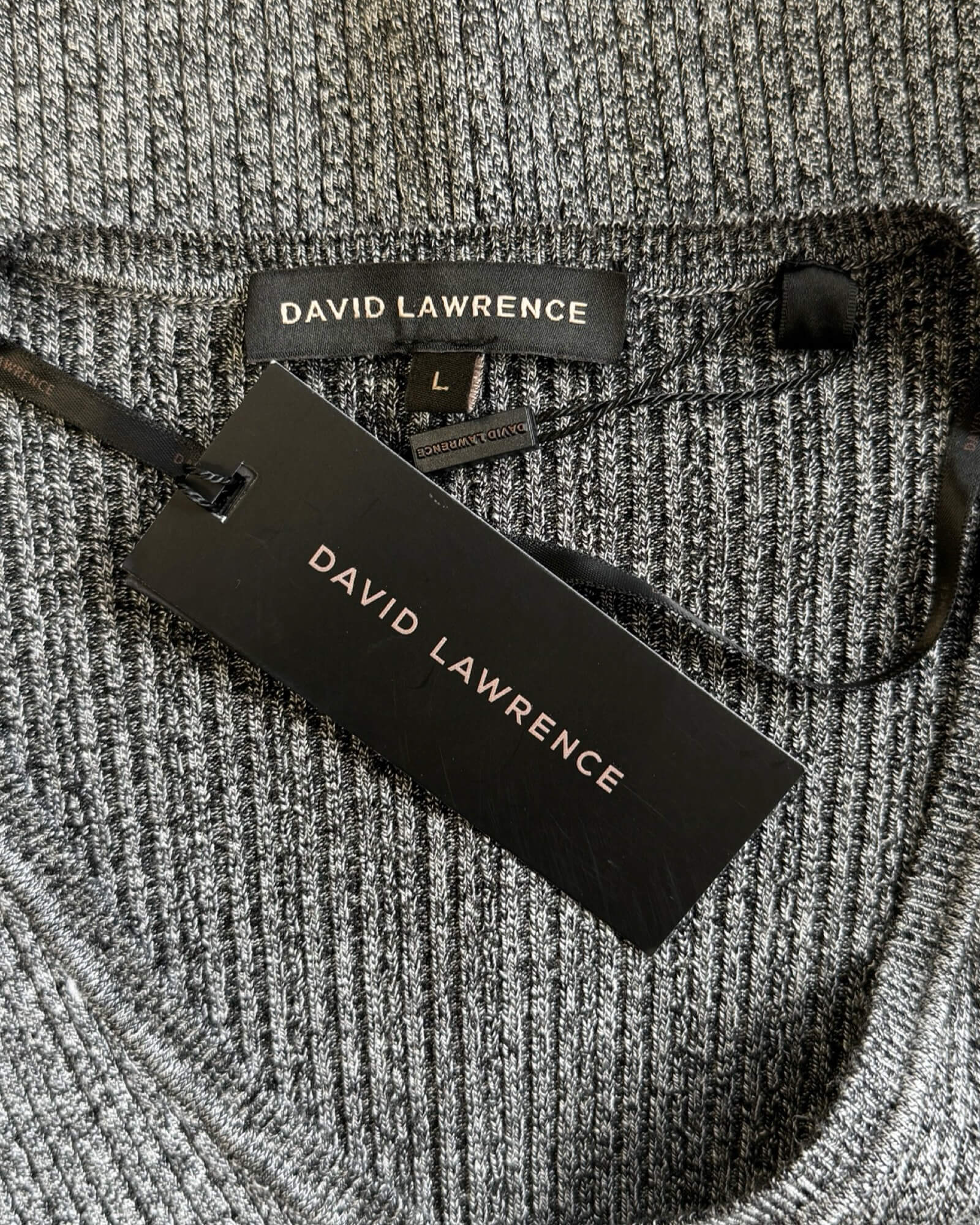 David Lawrence Cora Cable Knit Size L NEW