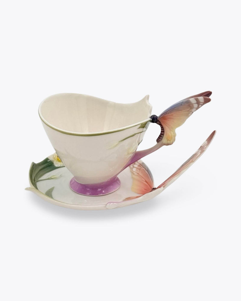 Franz Collection Butterfly Cup & Saucer XP1693