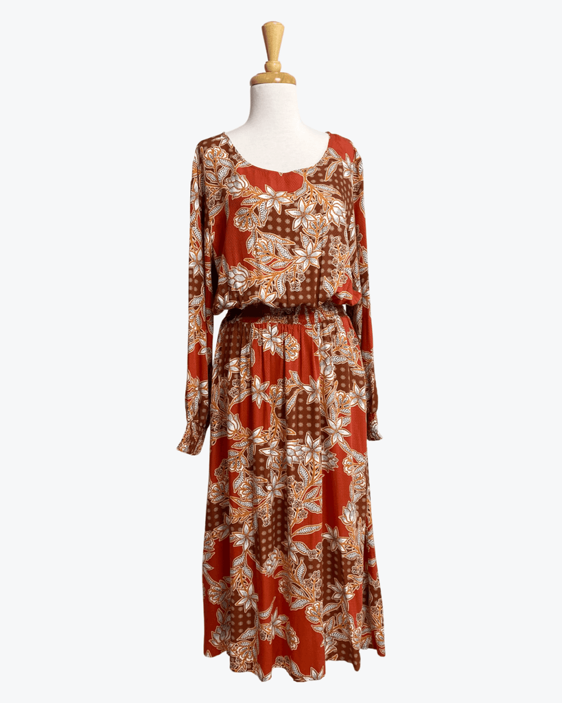 Katies | Modern Nomad Shirred Dress |Size 14 | BNWT