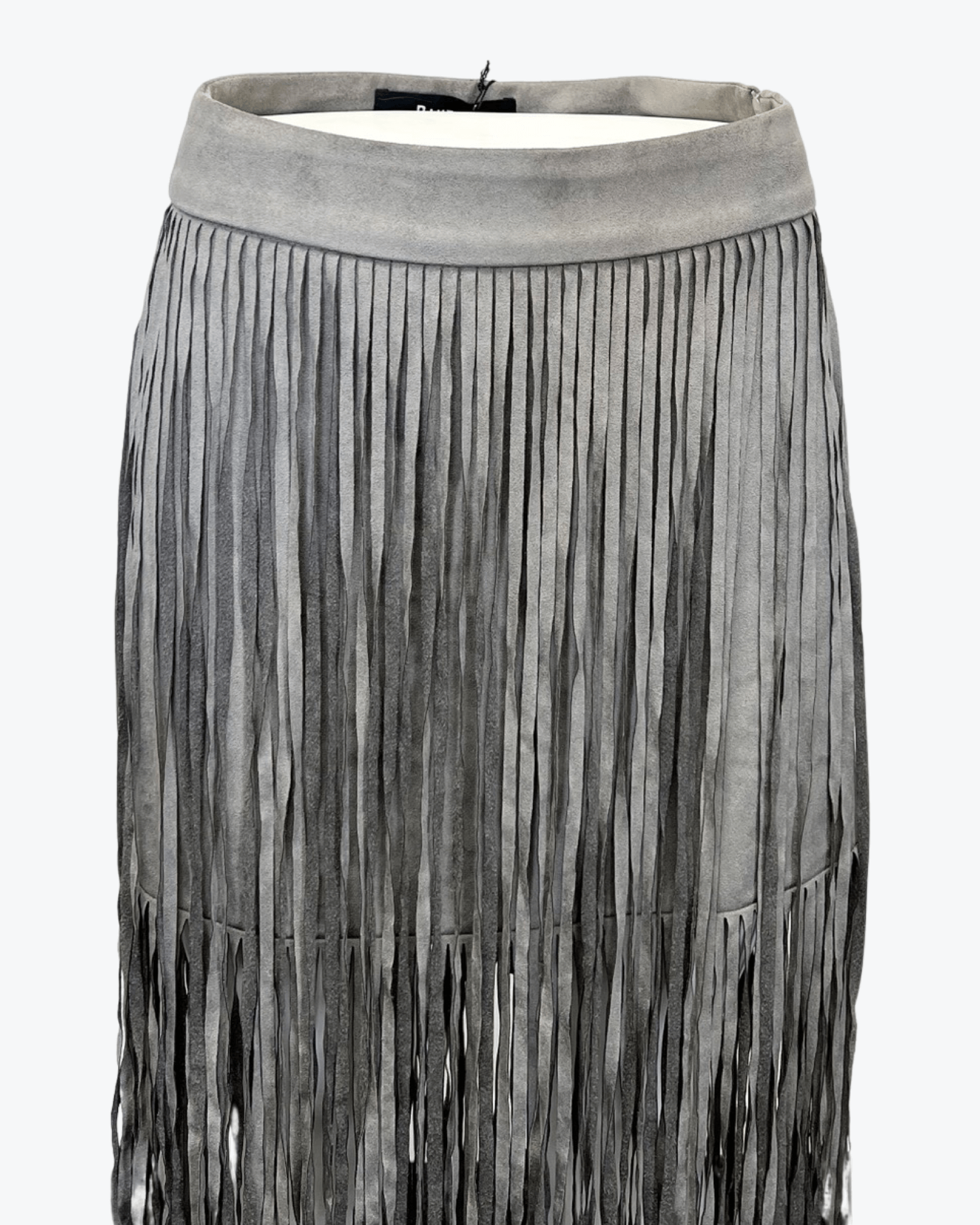 Mimosa Suedette Fringe Skirt Size M NEW