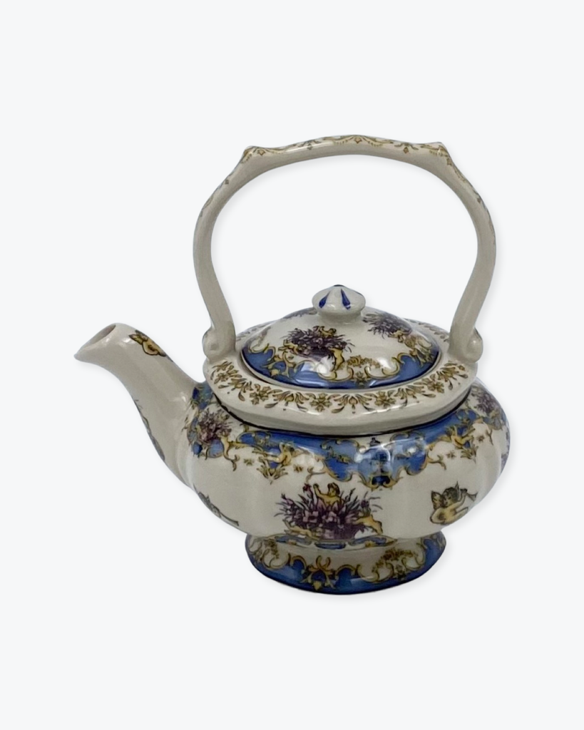 Somerton Green | Tea Pot | Blue Cherub