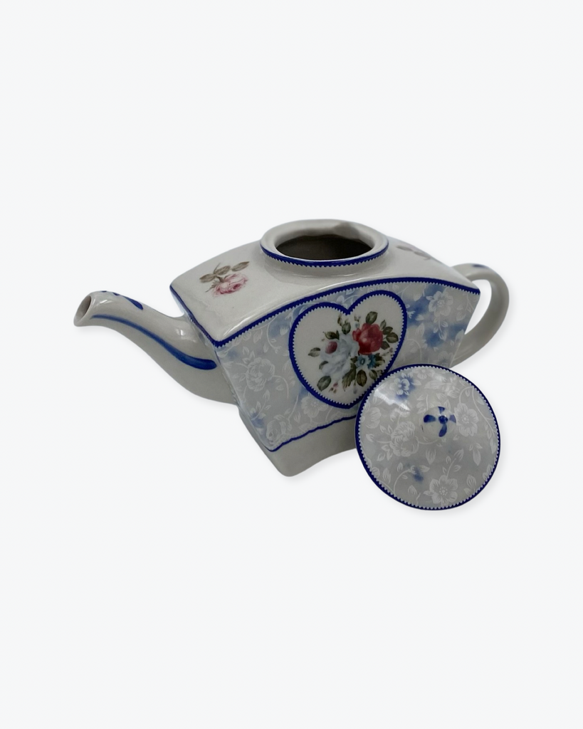 Somerton Green | Tea Pot | Blue | Floral