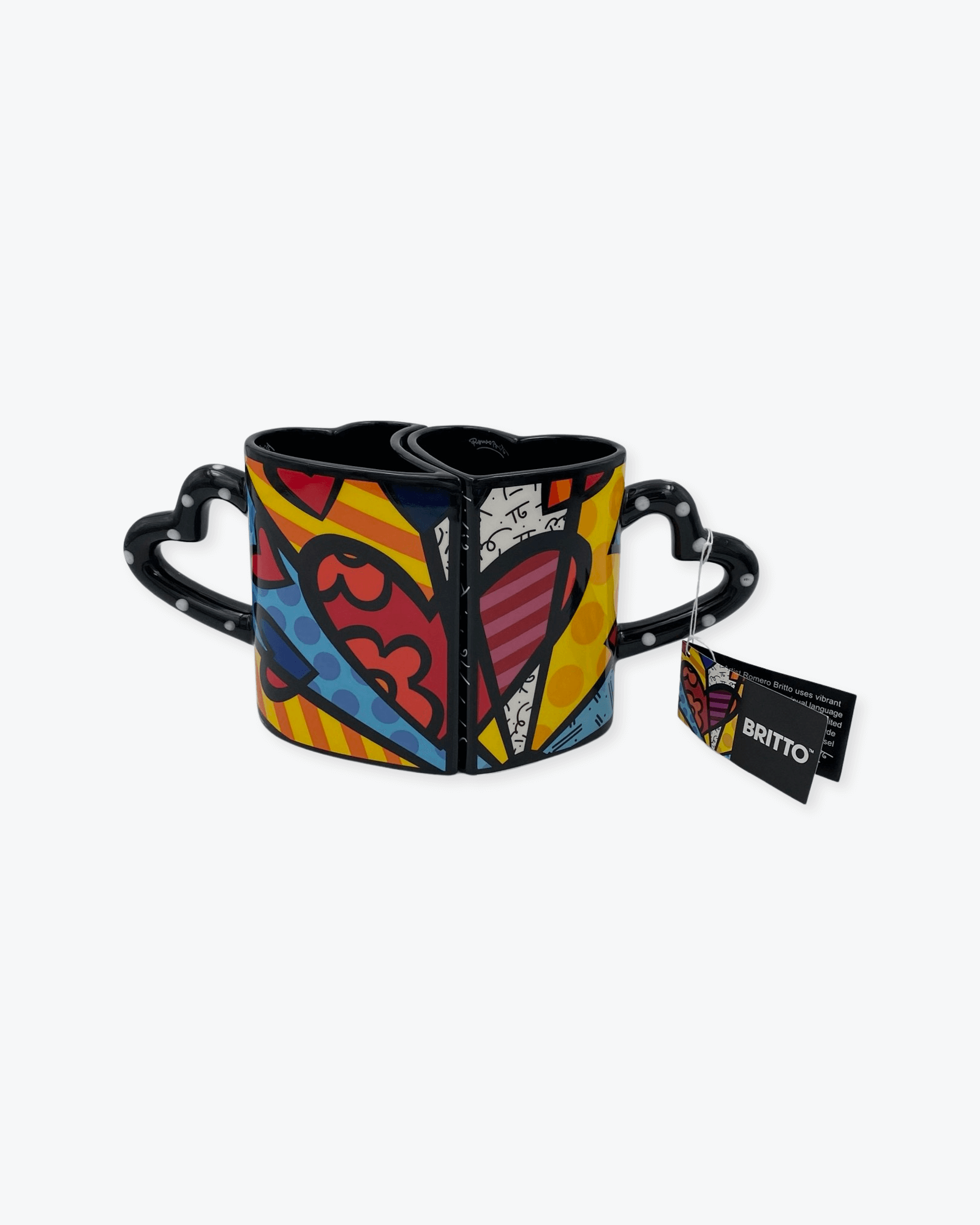 Double Heart Mug | Romero Britto