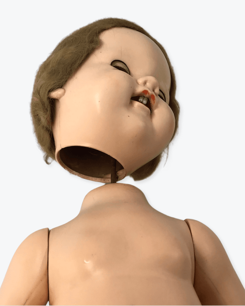 Vintage 1950/60s | Hard Plastic Doll | Weighted Eyes | Made In ENGLAND