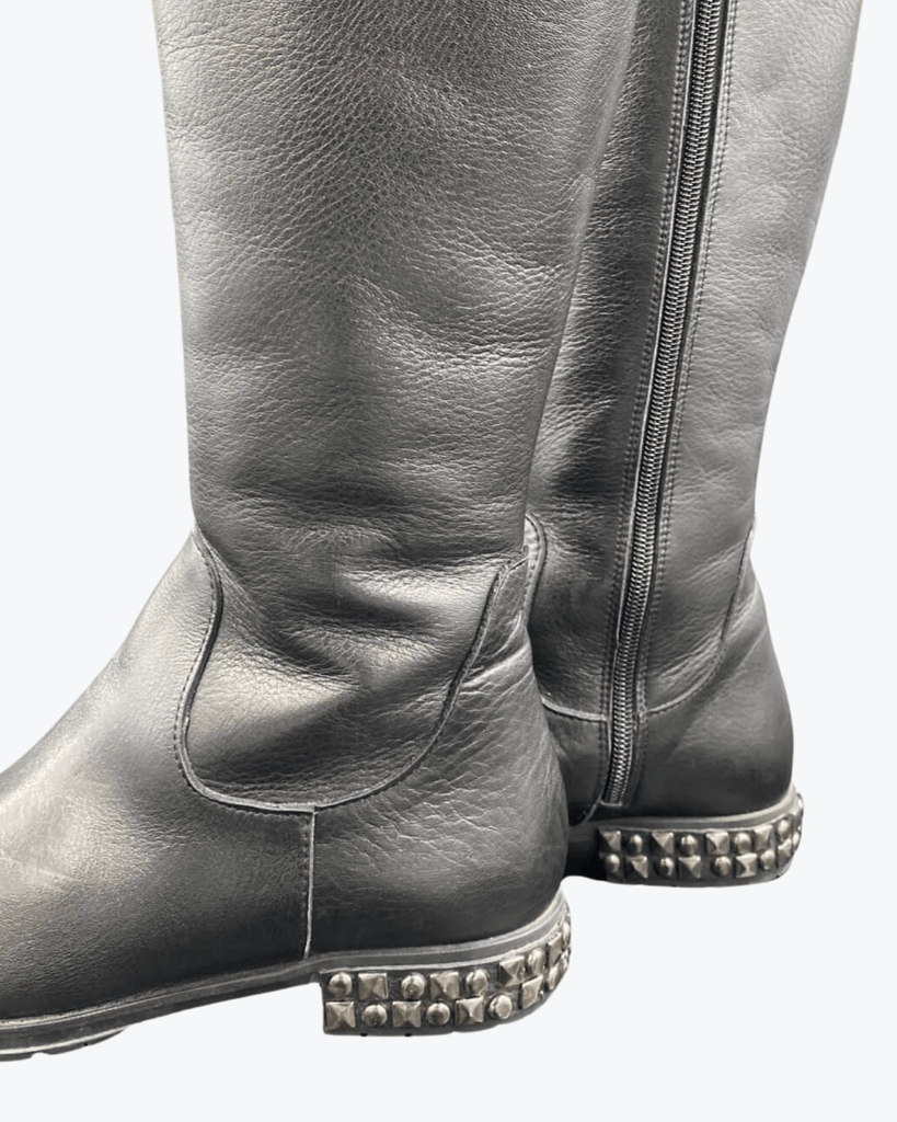 Bueno | Knee High Boot | Black | Leather