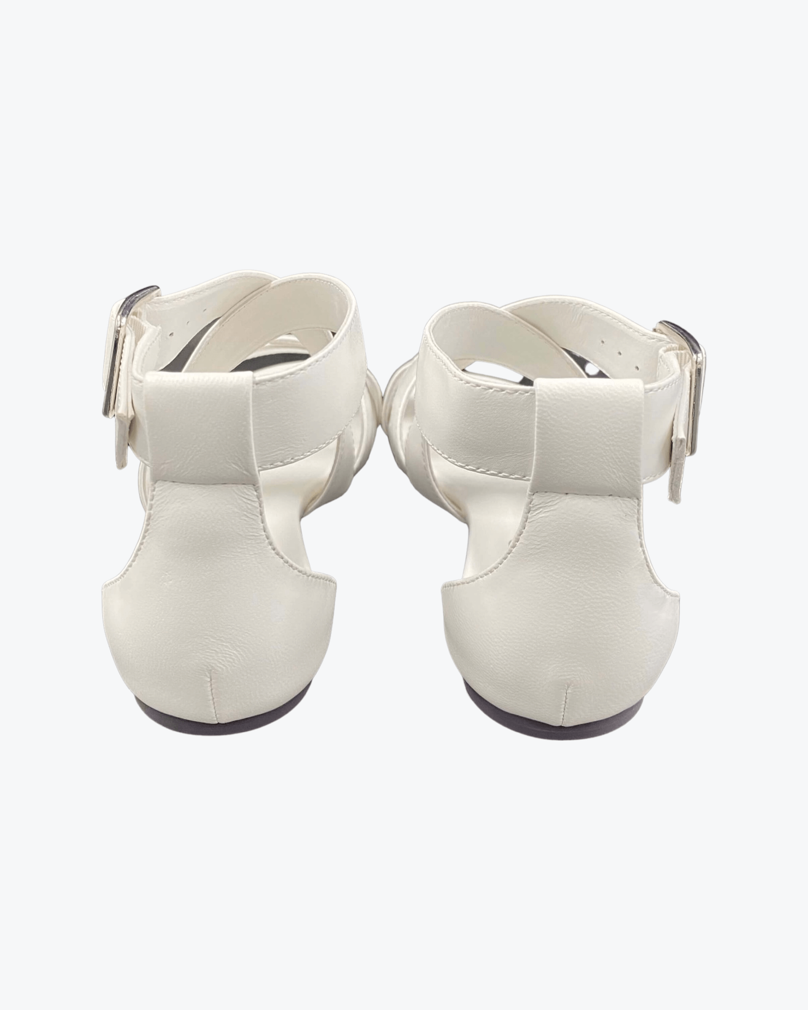 Shoes of Prey Sandal Leather White