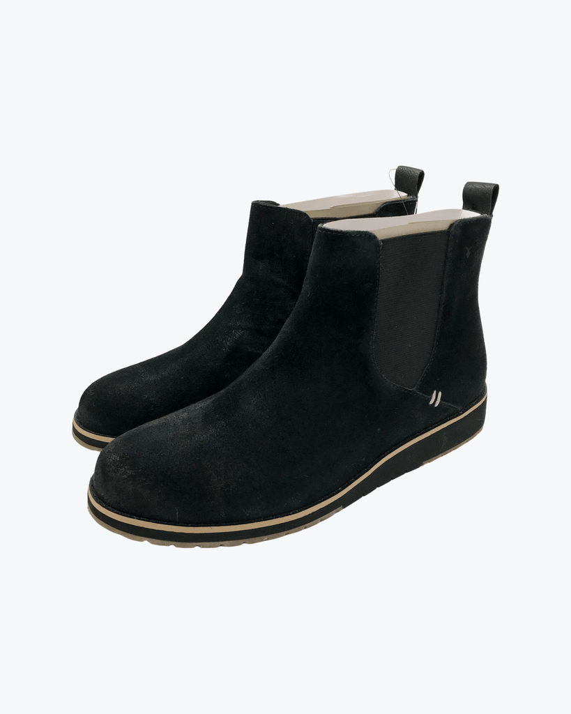 Taria | Womens Cow Suede Boot | Black | NEW