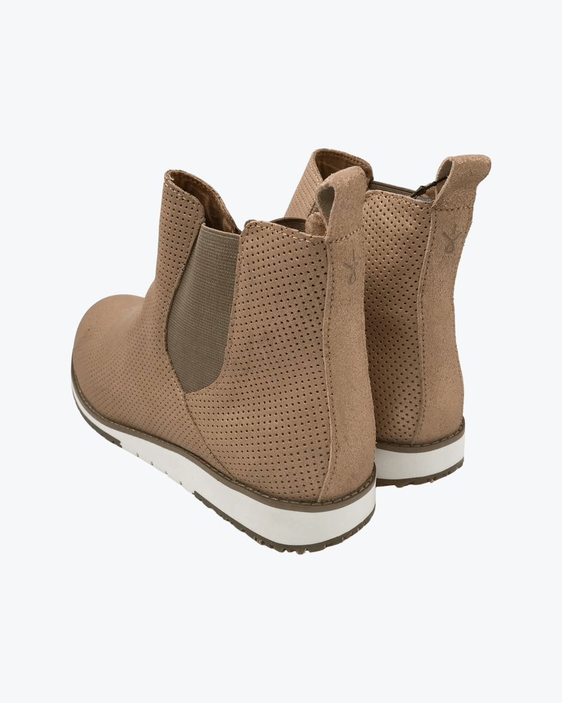 Taria | Womens Cow Suede Boot | Rose Gold | NEW