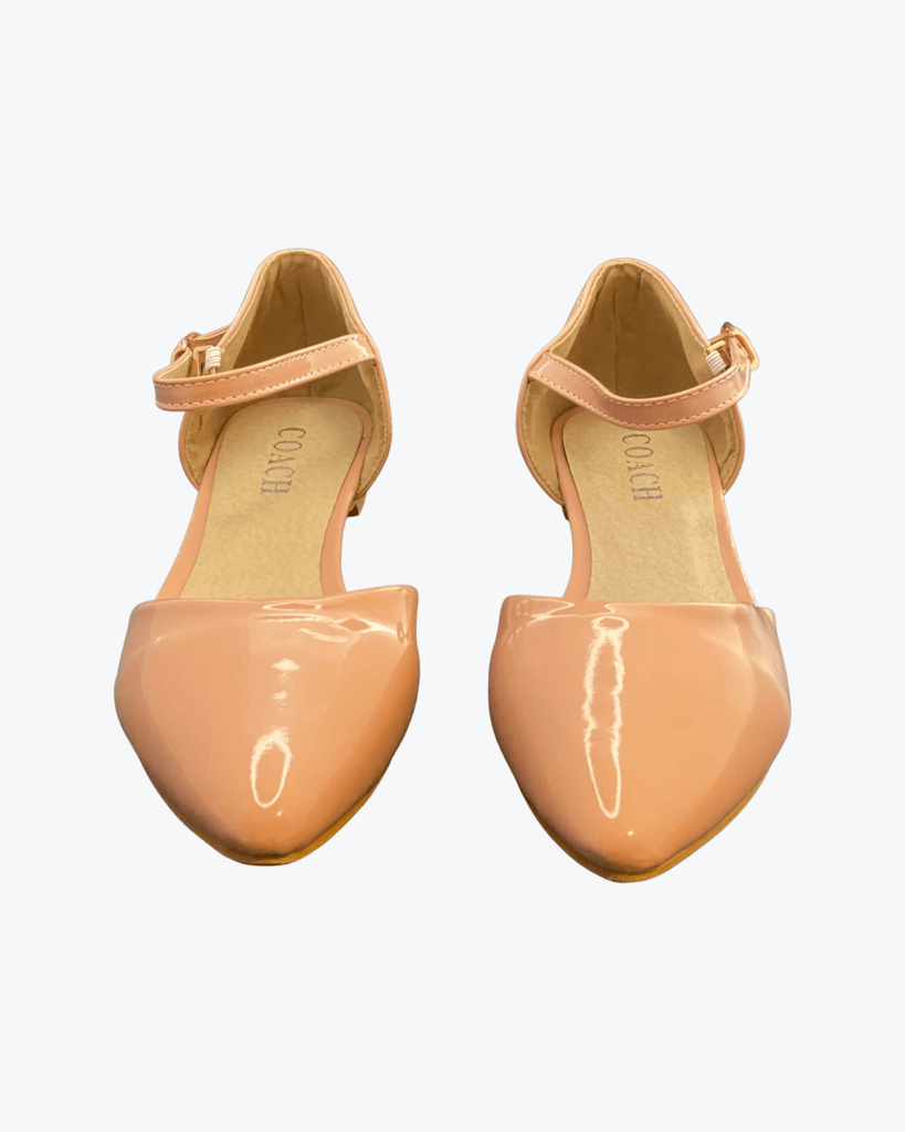 Coach 2025 nude flats