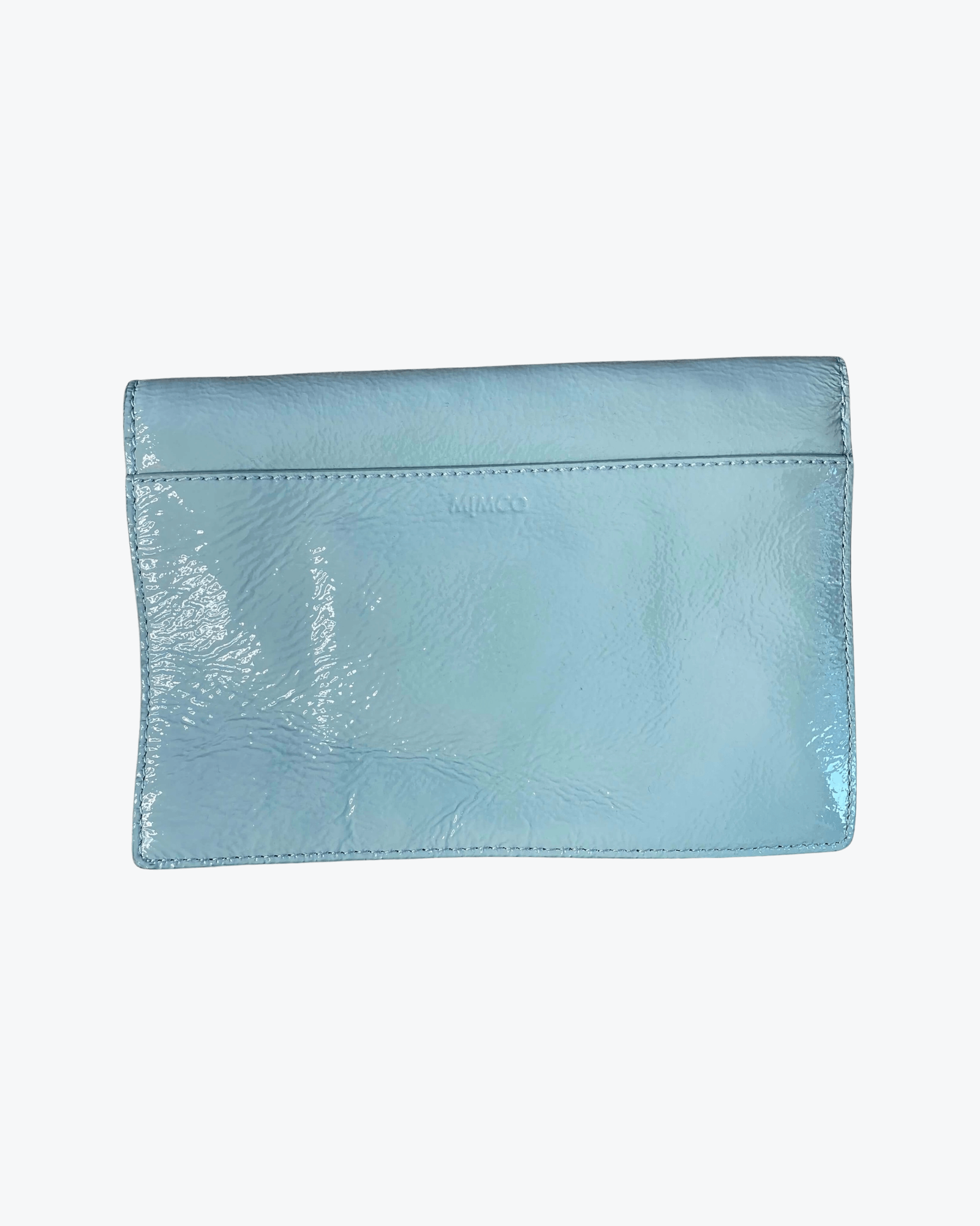 Origami Clutch Mint Patent Leather