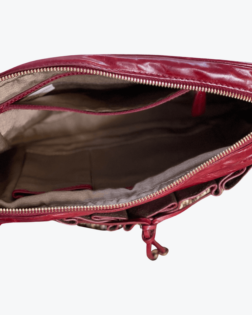 Saba | Red |  Leather Bag |  BNWT