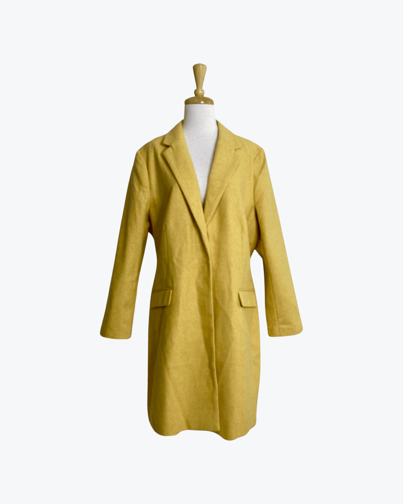 Capture | Classic Coat | Wool Blend | Saffron | BNWT | Size 18
