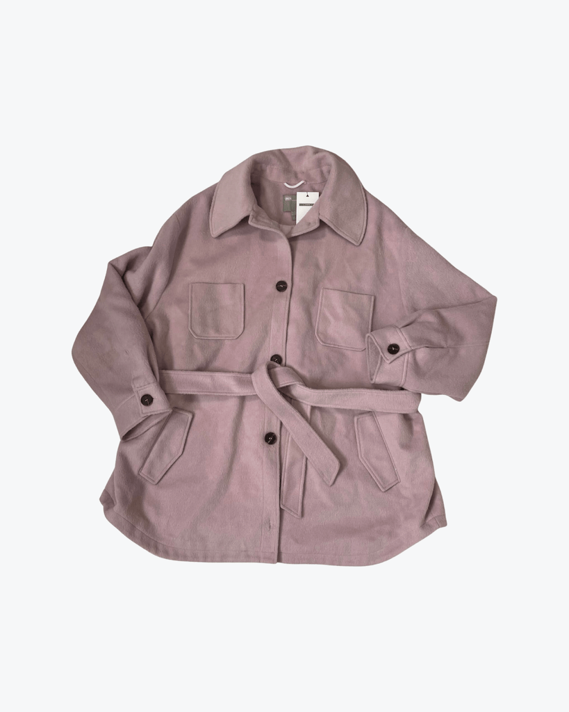 ASOS  | Dusty Pink | Belted Coat | Wool Look | BNWT | Size 26