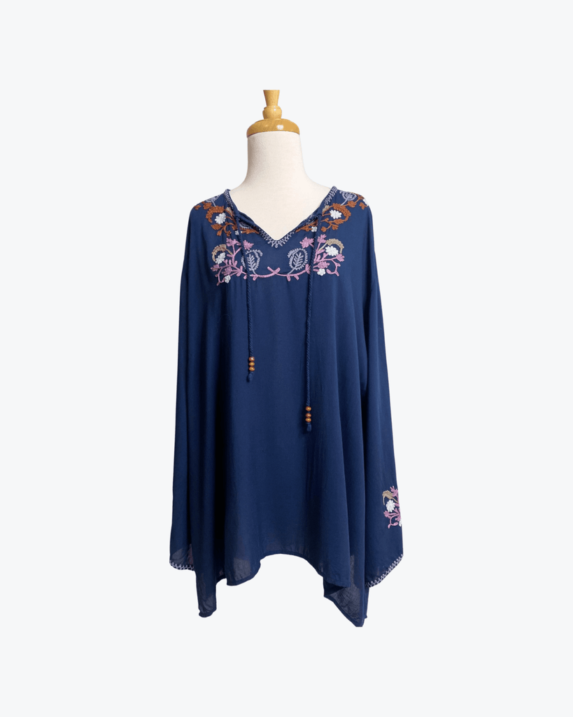 Arnhem | Embroidered Long Sleeve Top | One Size