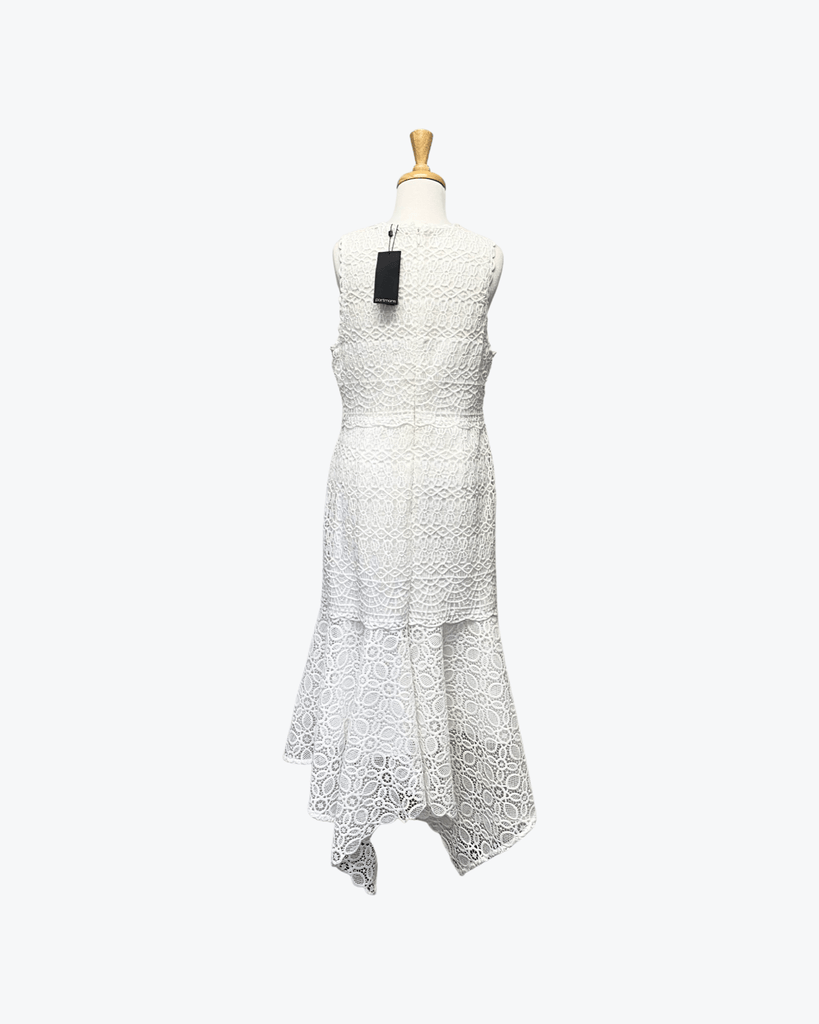 Portmans white lace dress best sale