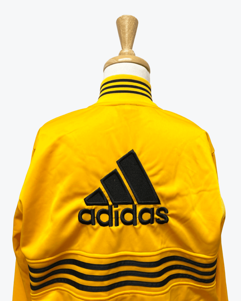 Yellow online adidas coat