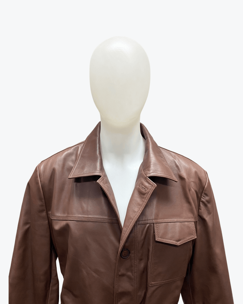 Leather Coat | Makeda | Size XXL