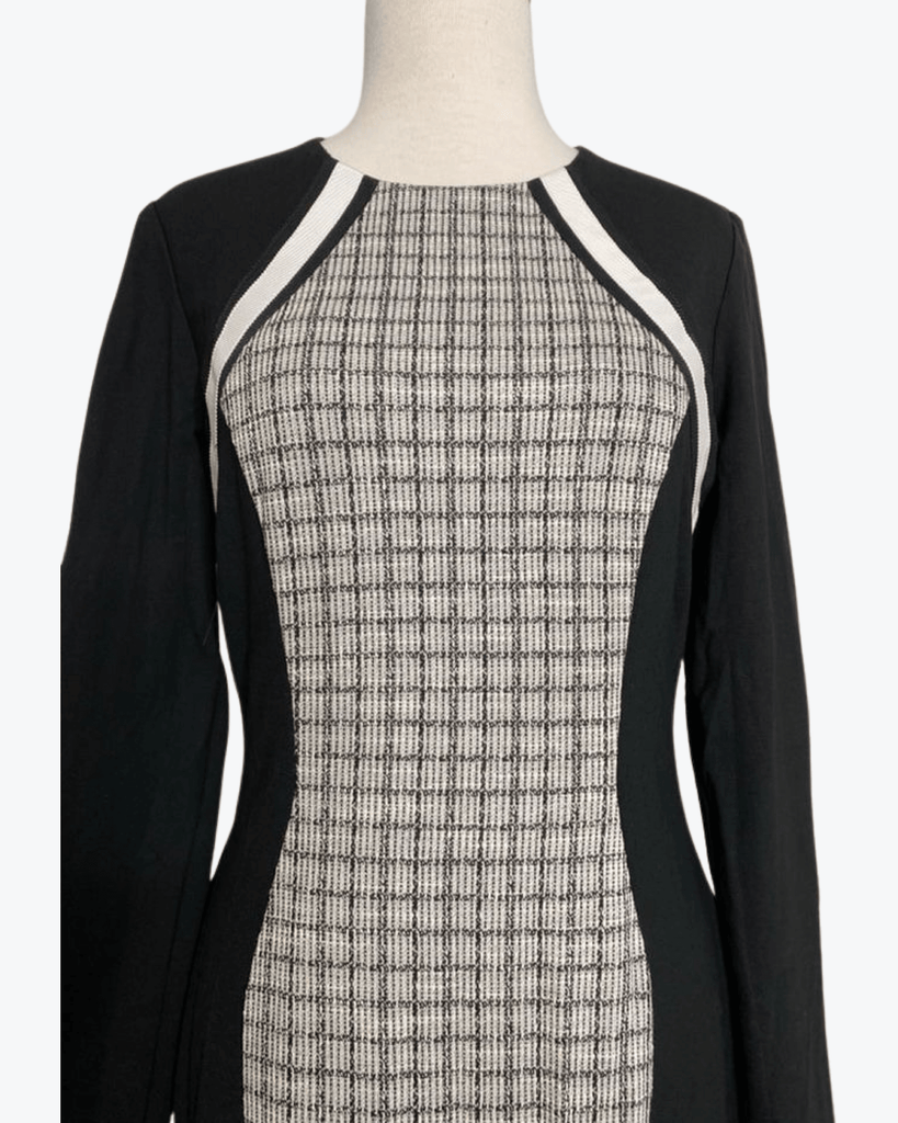 Cue black and white dress hot sale