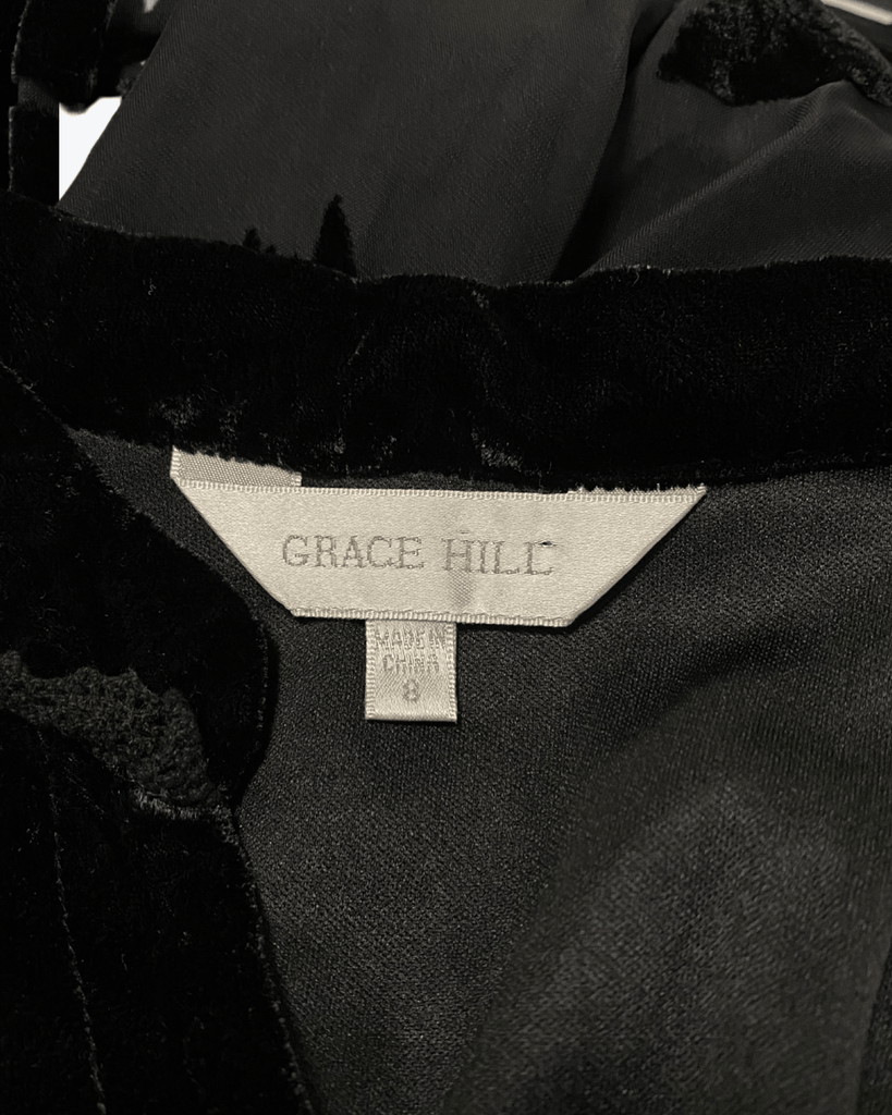 Grace Hill | Velvet Burn Out | Dress | Size 8
