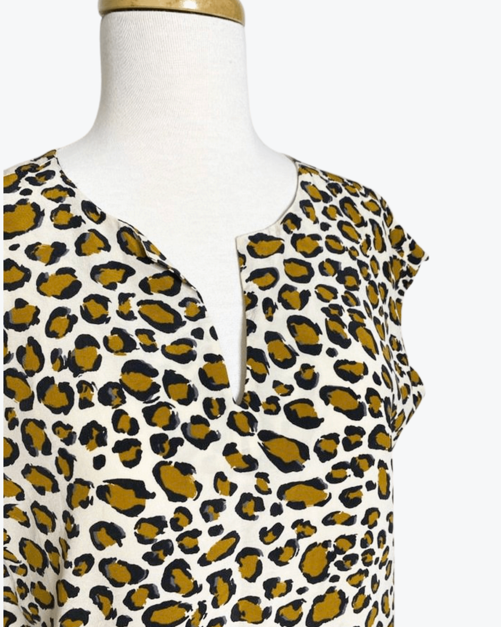 Trenery Silk Leopard Print Dress Size 10