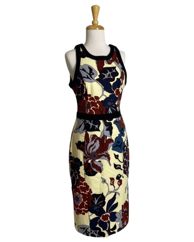 Cue | Cream Floral Dress | Size 10