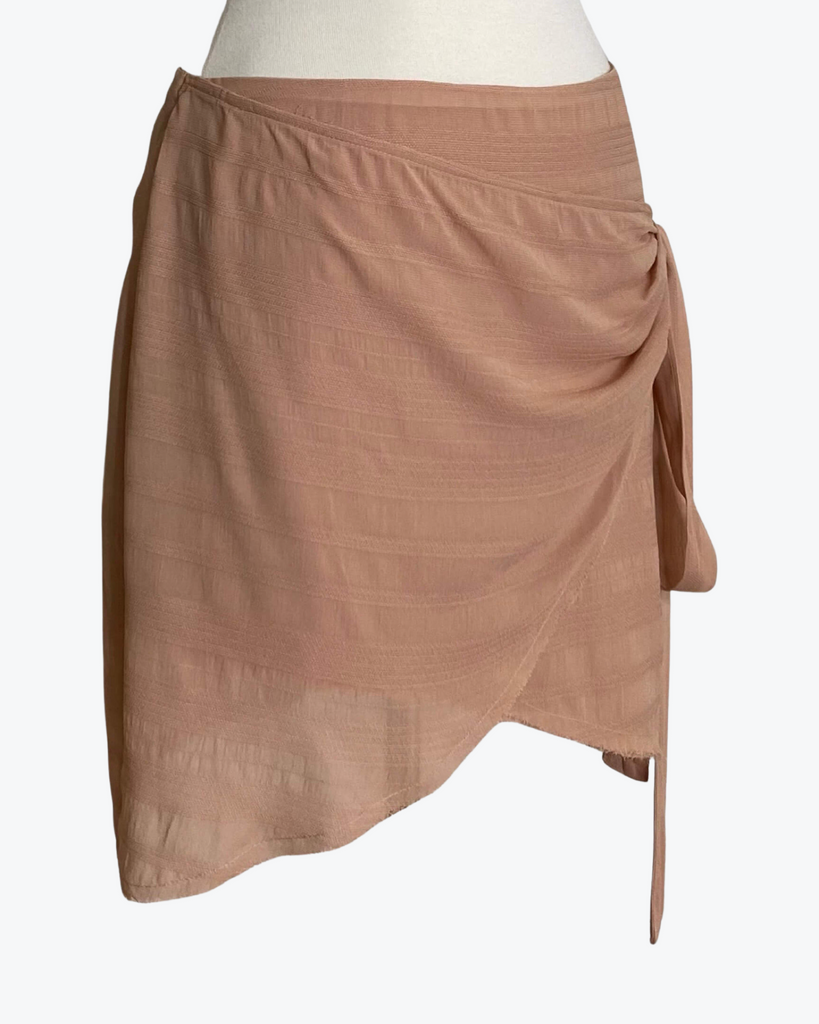 Bec & Bridge |  Wrap Skirt | Blush | Size 10