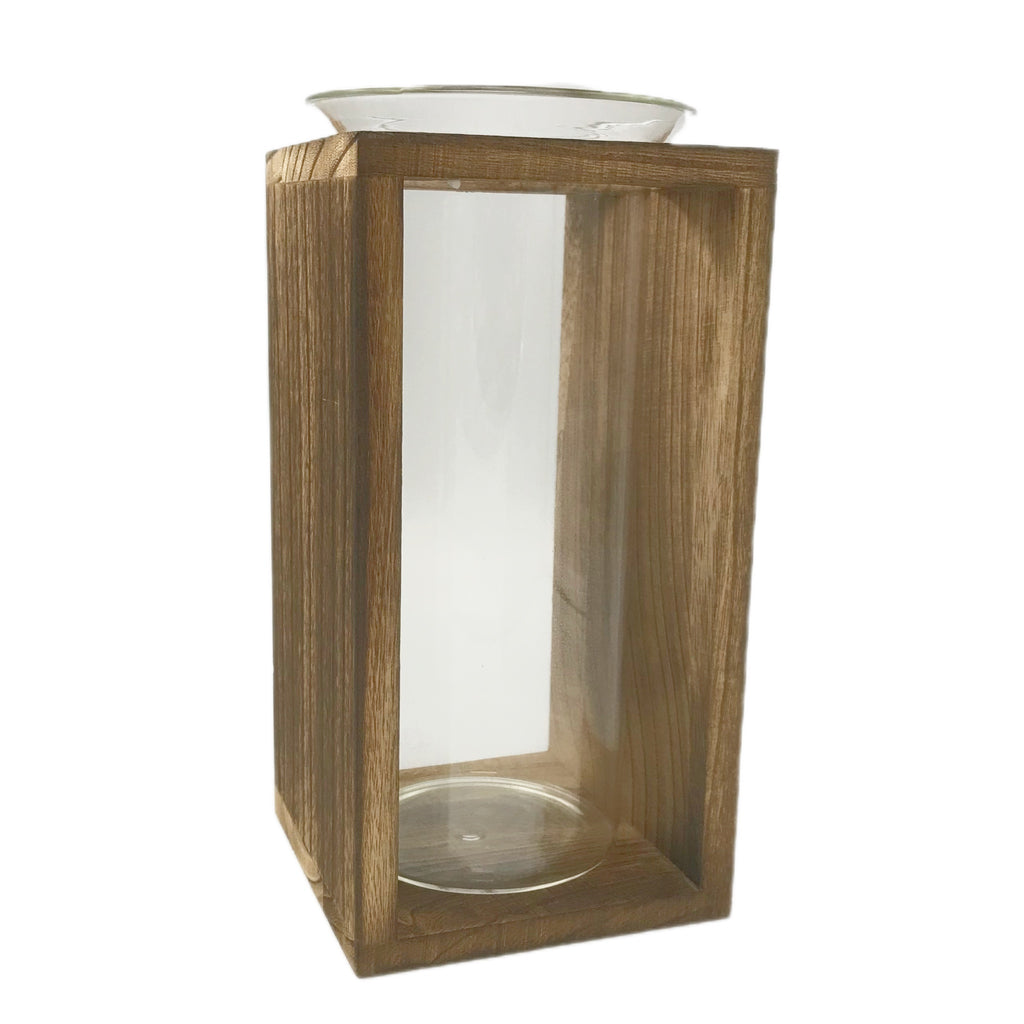 Noodle Vase | Glass | in Wooden Holder | NEW