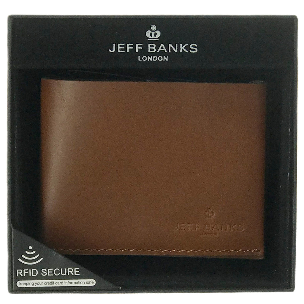 Wallet | Jeff Banks | Tan | Leather | NEW