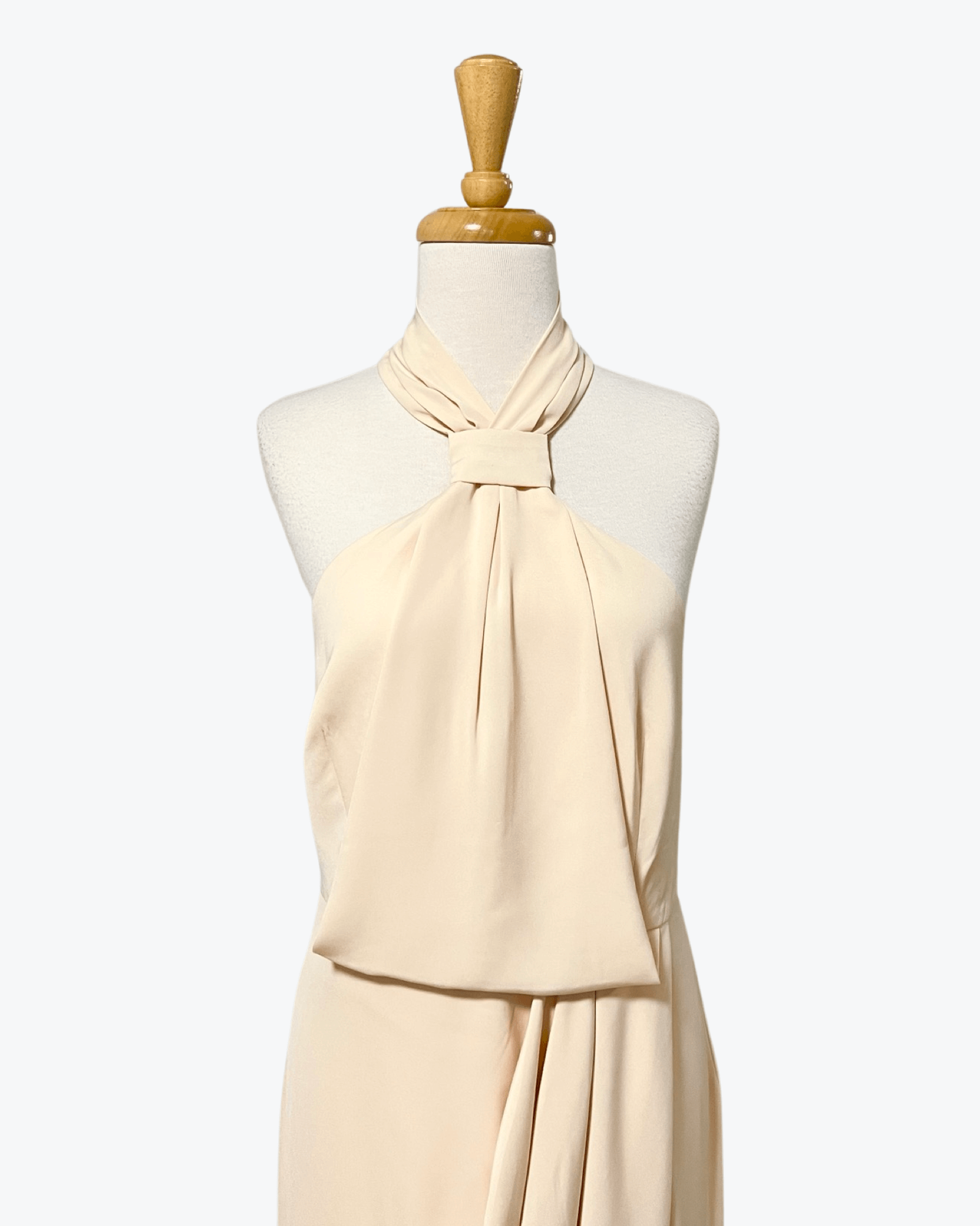 Shona Joy | Knot Draped Dress | Nude