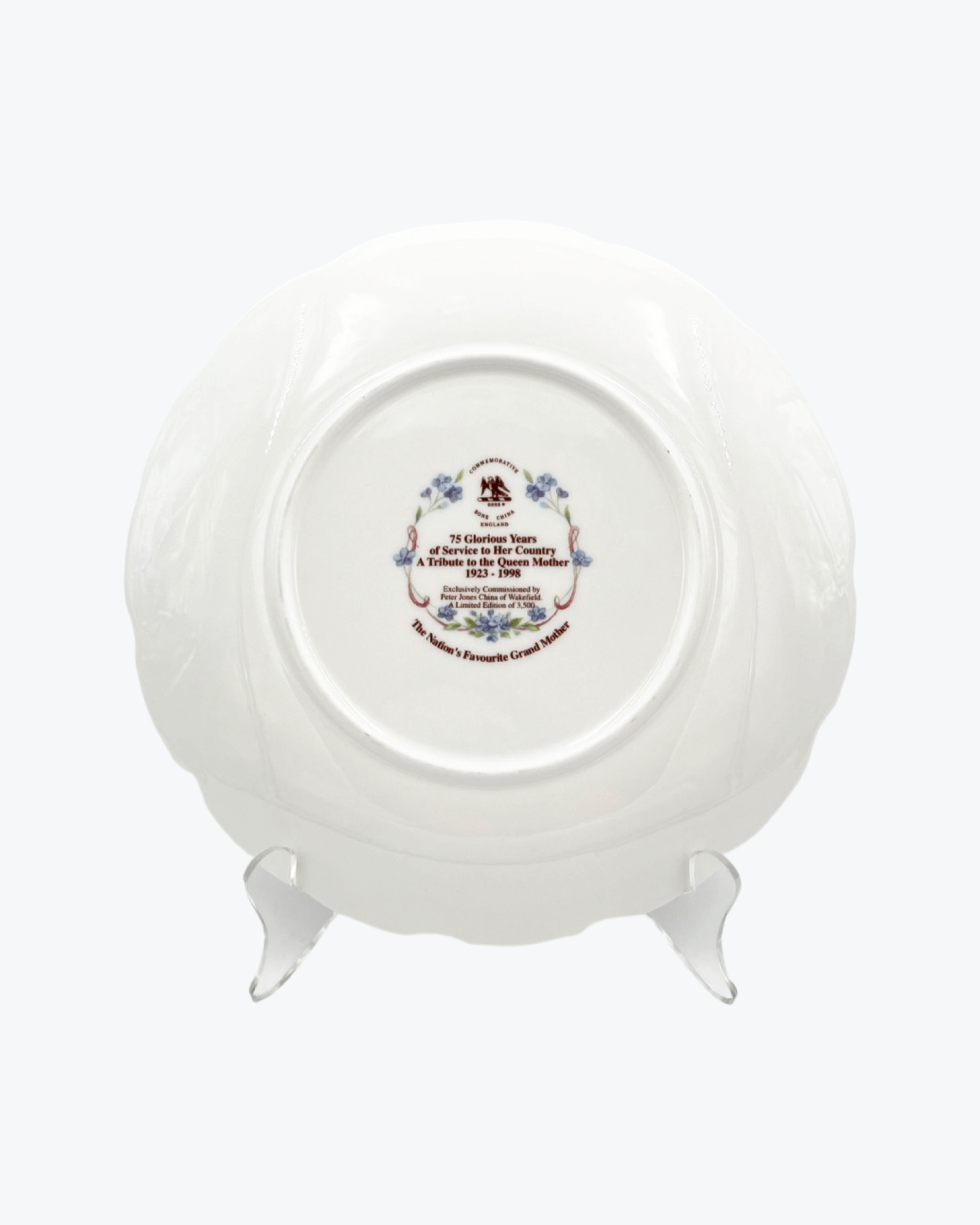 Queen Mother Commemorative Plate