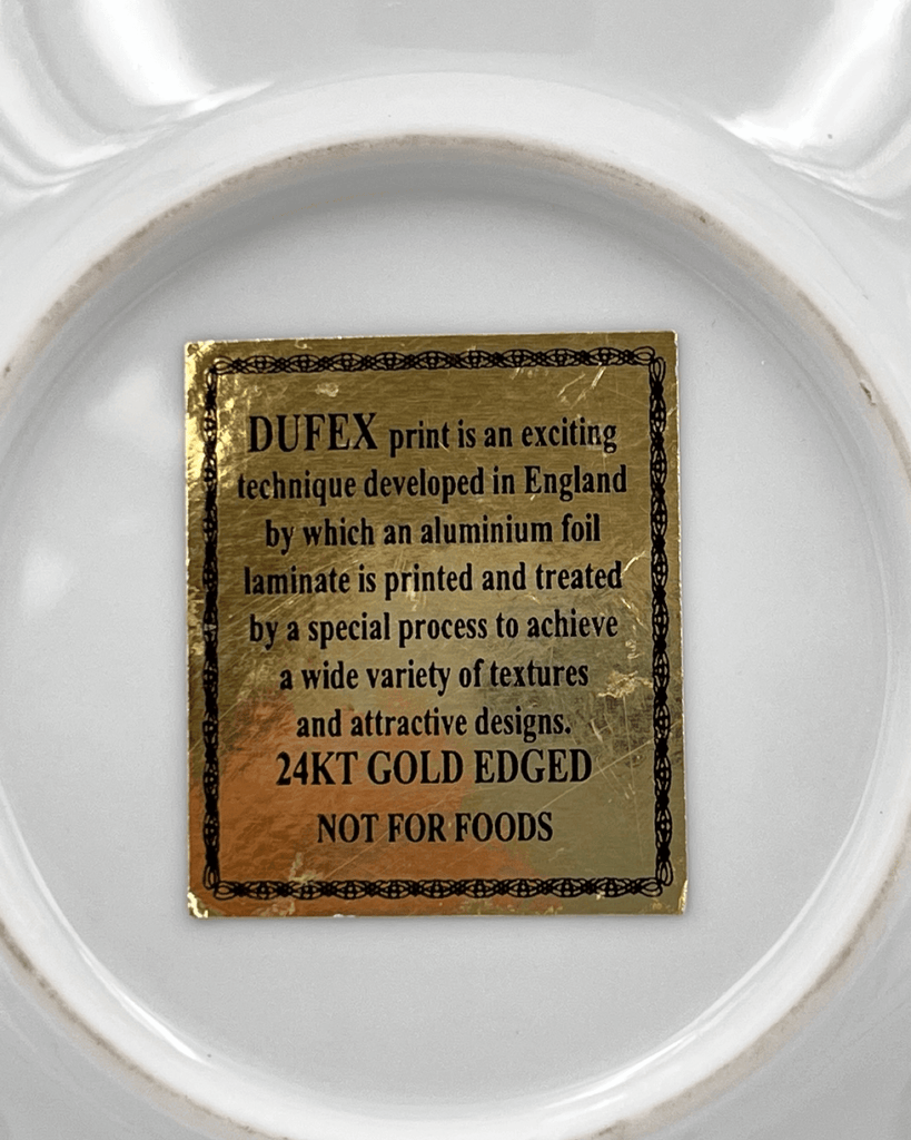 Vintage Dufex Art Plate.